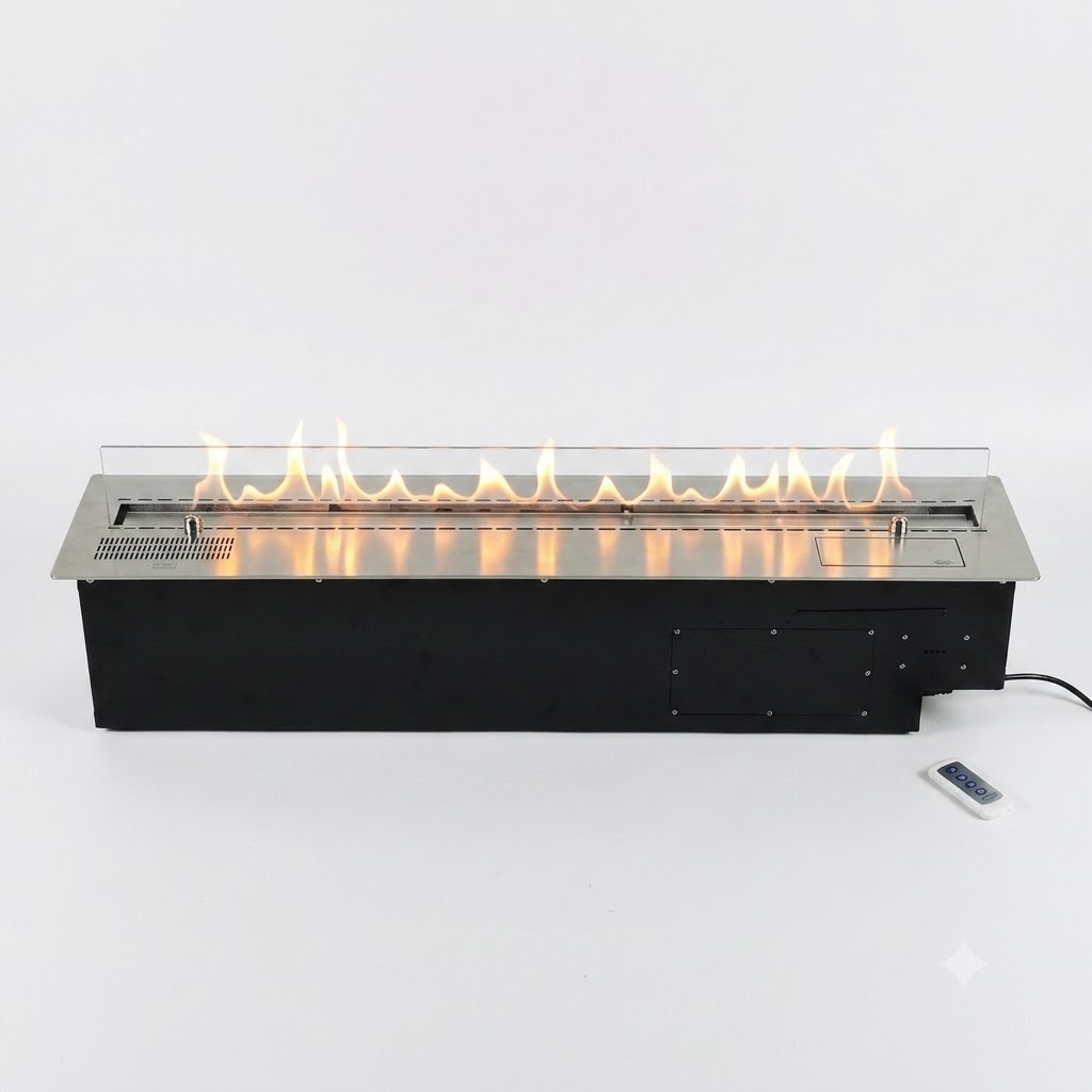 KT Smart Flame Fireplace Insert | App & Remote Control