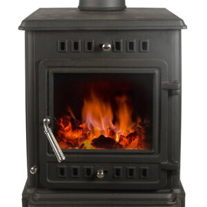 SXFireplace ECB50 Compact Cast Iron Wood-Burning Stove