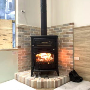 SXFireplace FOB03 Classic Cast Iron Wood-Burning Stove