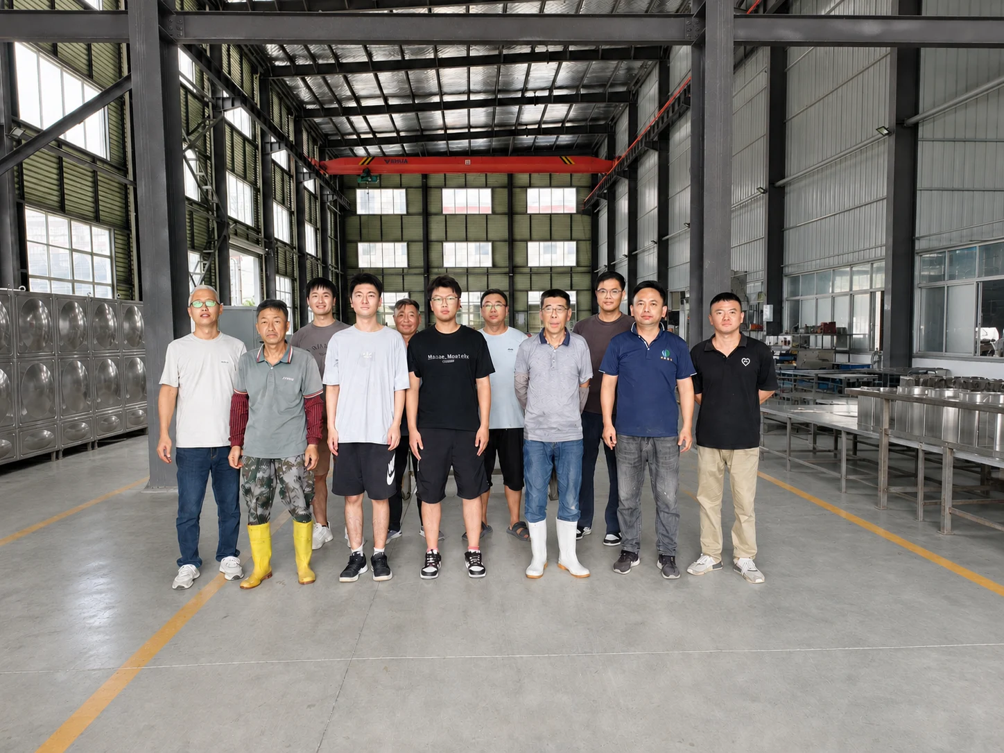 SXFireplace manufacturing team inside the Jiangsu factory