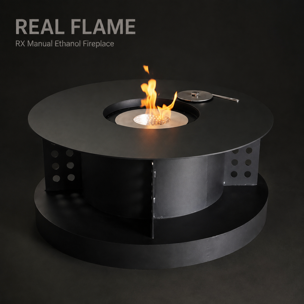SXFireplace Manual Round Bioethanol Burner Insert — Product view 2