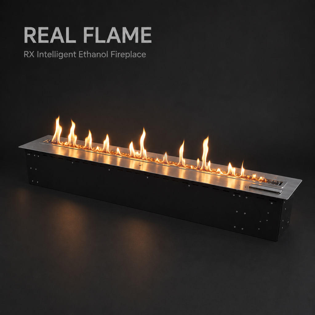 SXFireplace SXRX Smart Linear Bioethanol Burner Insert with Remote Control — Product view 2