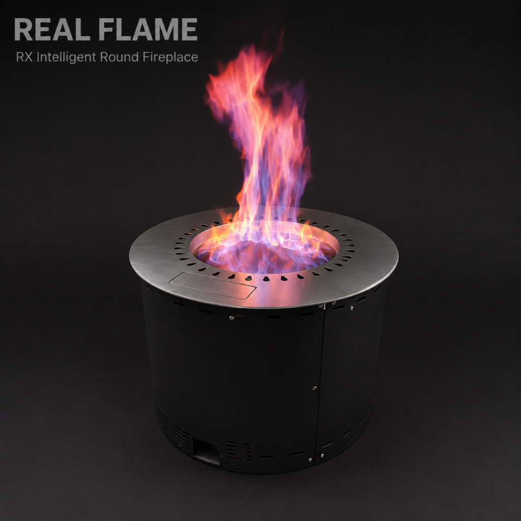 SXFireplace SXRX Smart Round Bioethanol Burner Insert with Remote Control — Product view 2