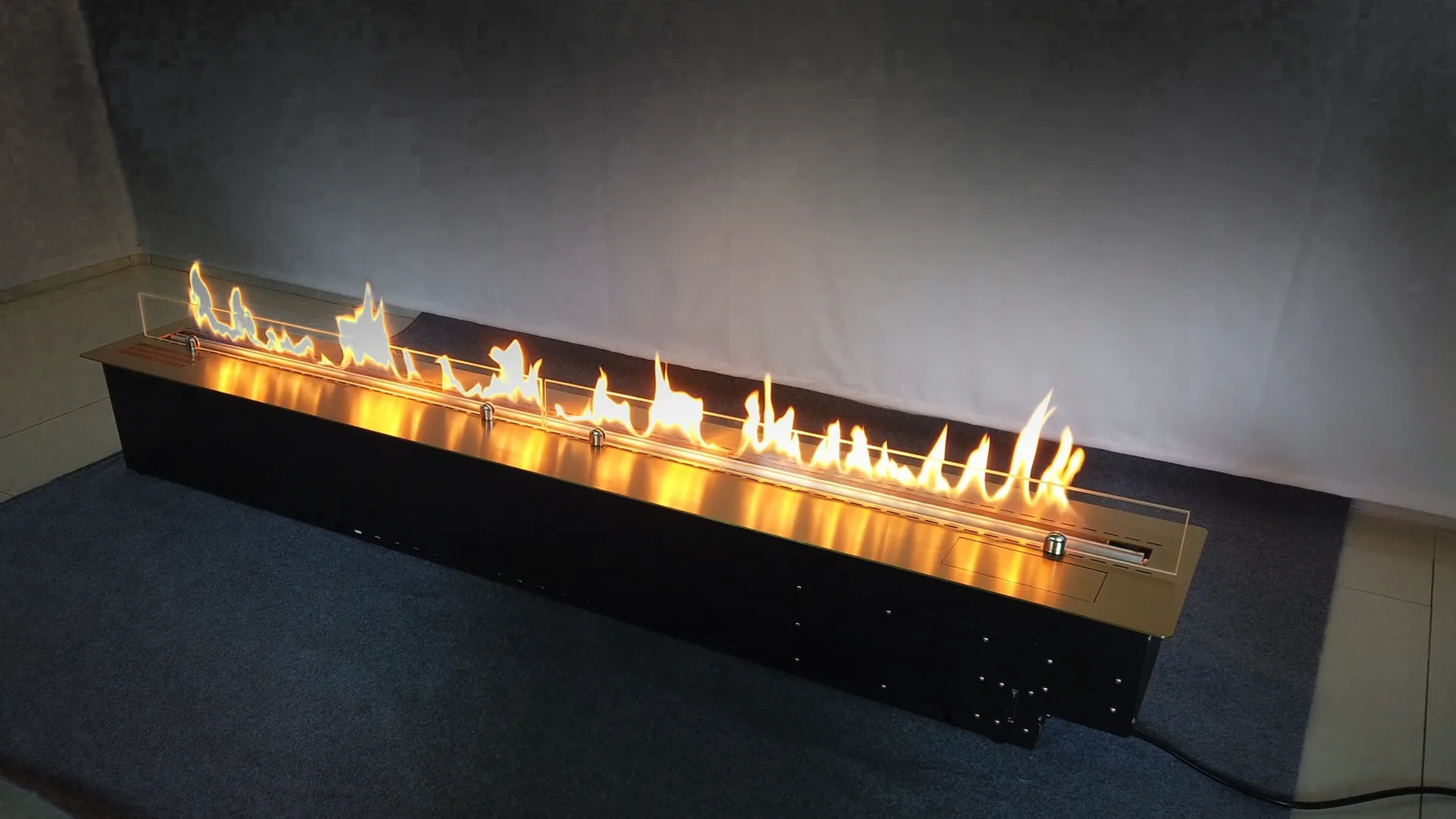 Linear bioethanol fireplace — SXFireplace technical manuals and drawings hub