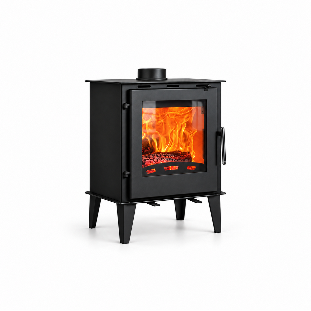 Angel Wood Stove - white background product view