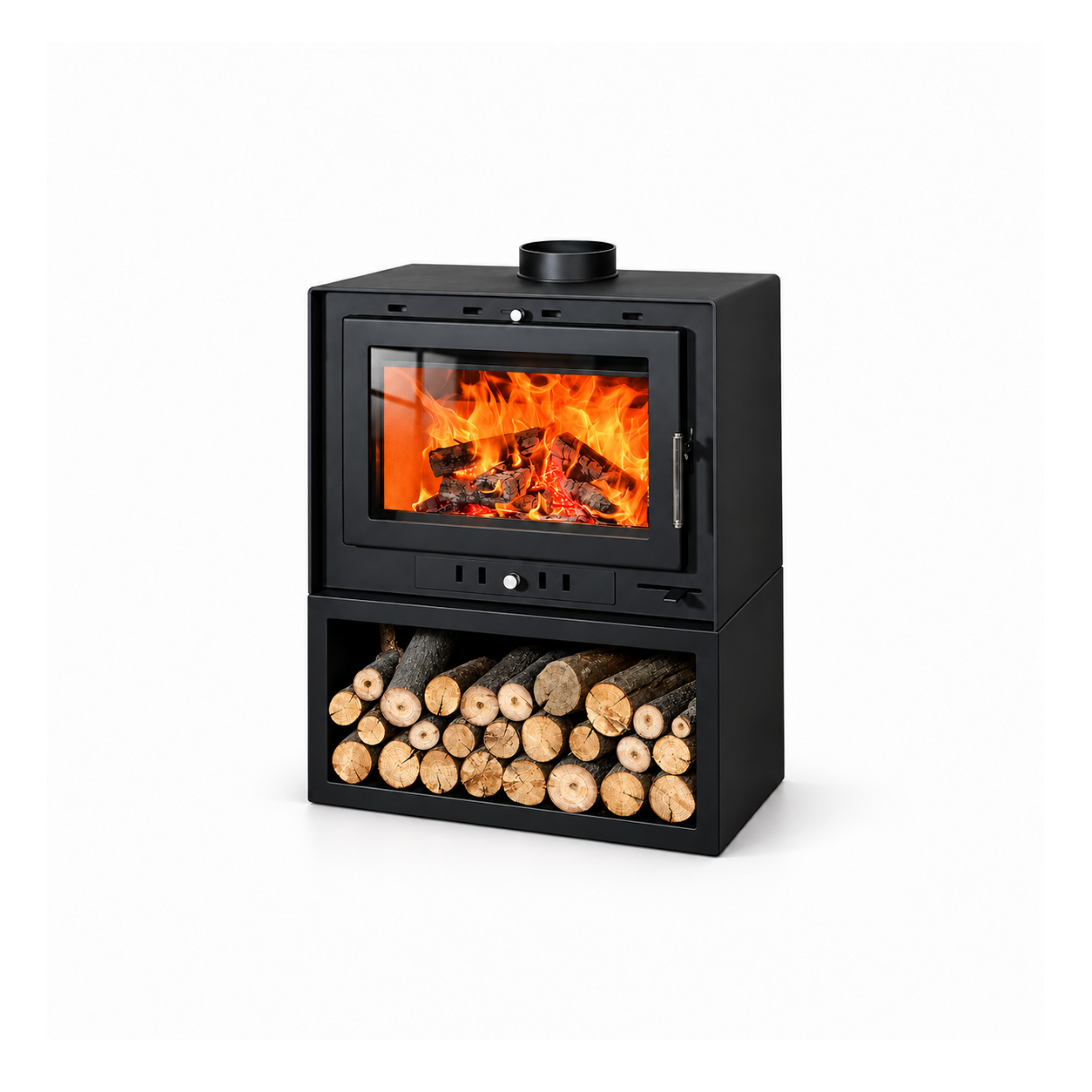 HG550 Wood Stove - white background product view