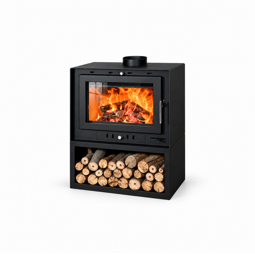 HG650 Wood Stove - white background product view