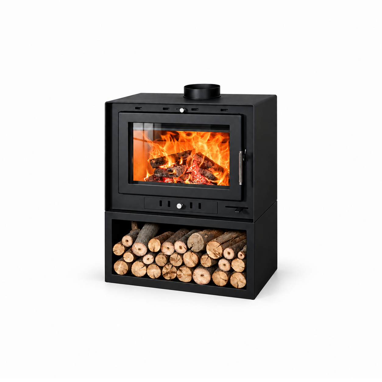 HG650 Wood Stove - white background product view