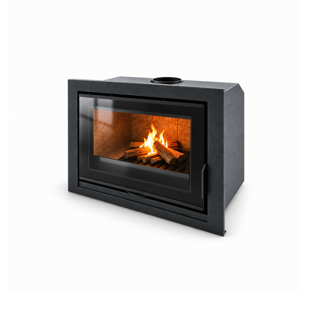 SG815 Custom Wood Fireplace Insert - white background product view