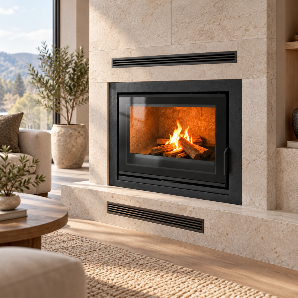 SG815 Custom Wood Fireplace Insert - interior concept