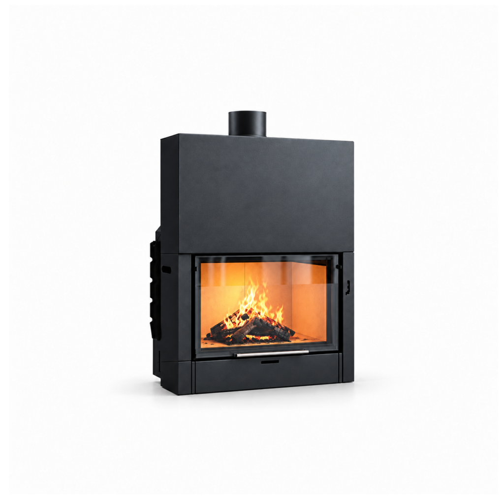 UG800 Wood Fireplace Insert - white background product view