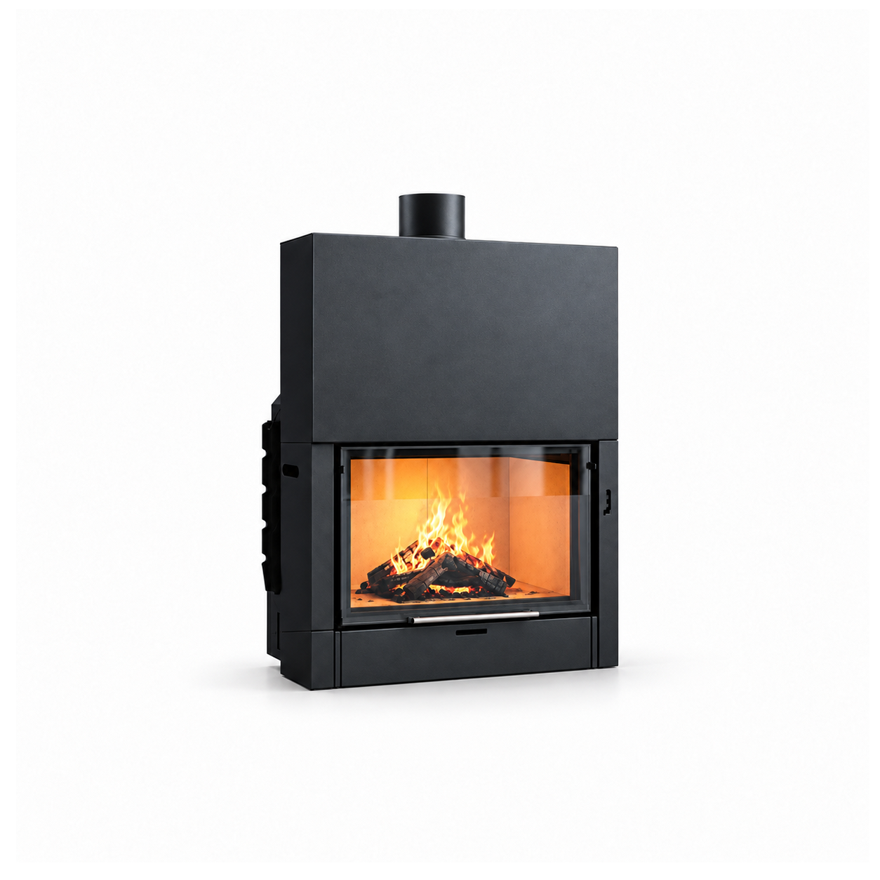 UG800 Wood Fireplace Insert - white background product view