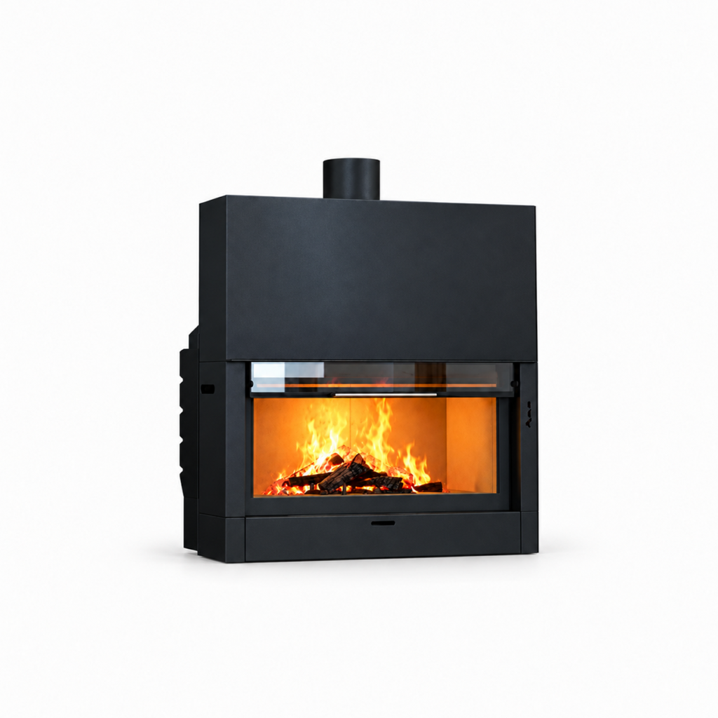 UG1200 Wood Fireplace Insert - white background product view