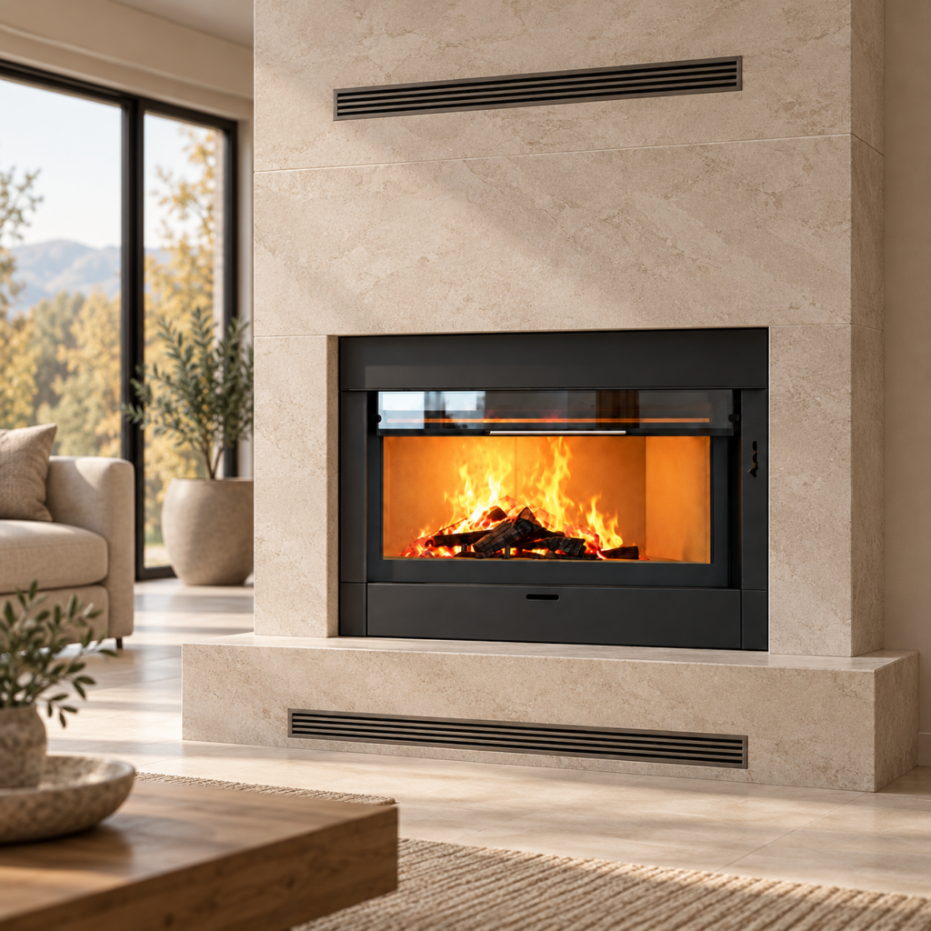 UG1200 Wood Fireplace Insert - interior concept