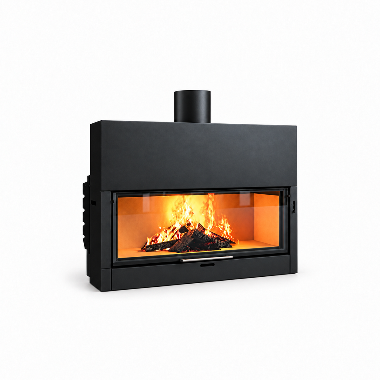 UG1600 Wood Fireplace Insert - white background product view