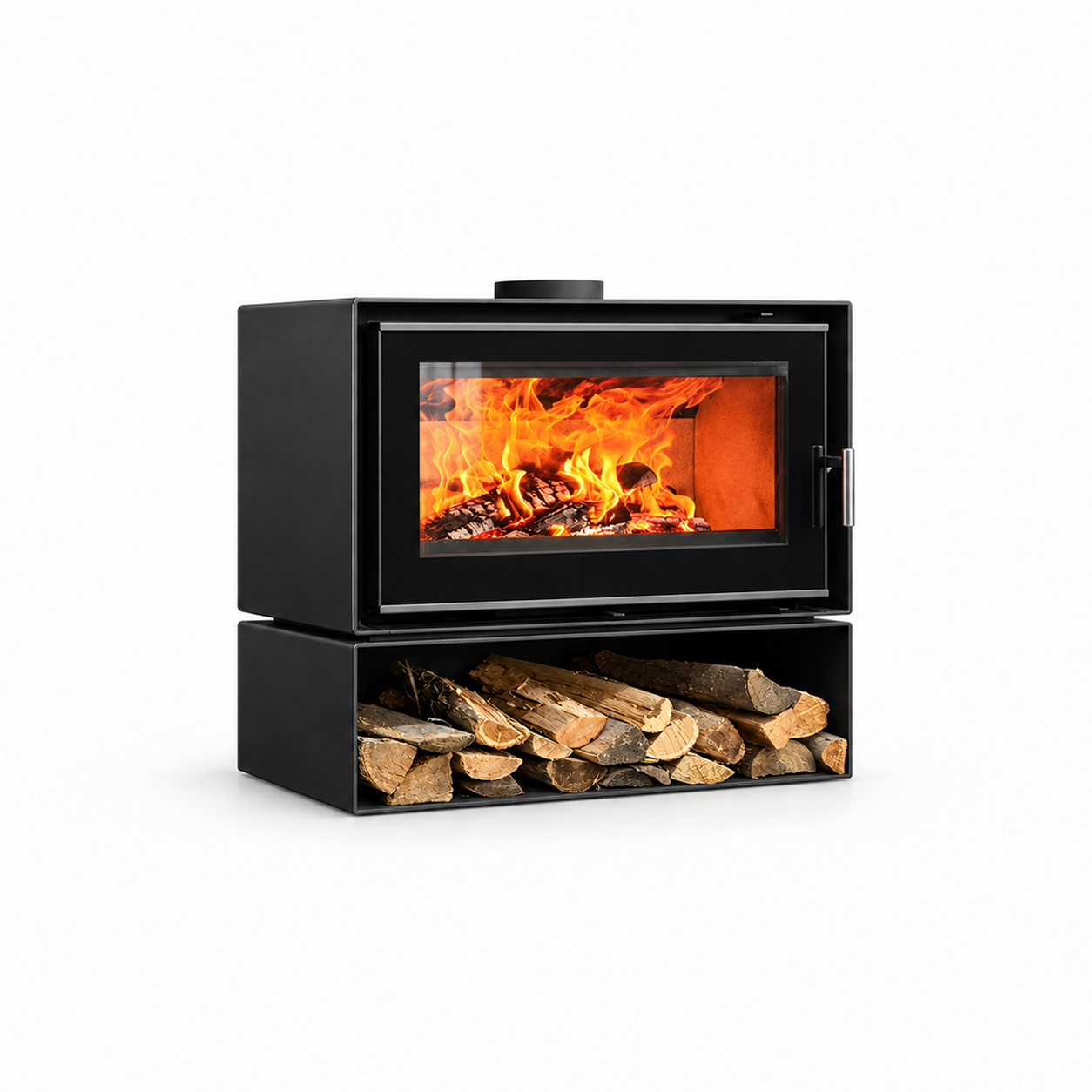 ME1050 Wood Stove - white background product view