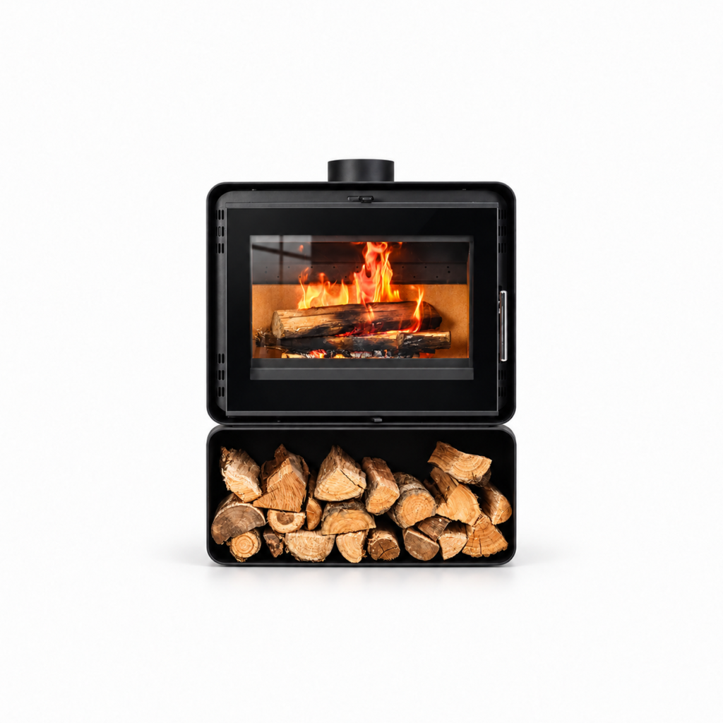 YS620 Wood Stove - white background product view