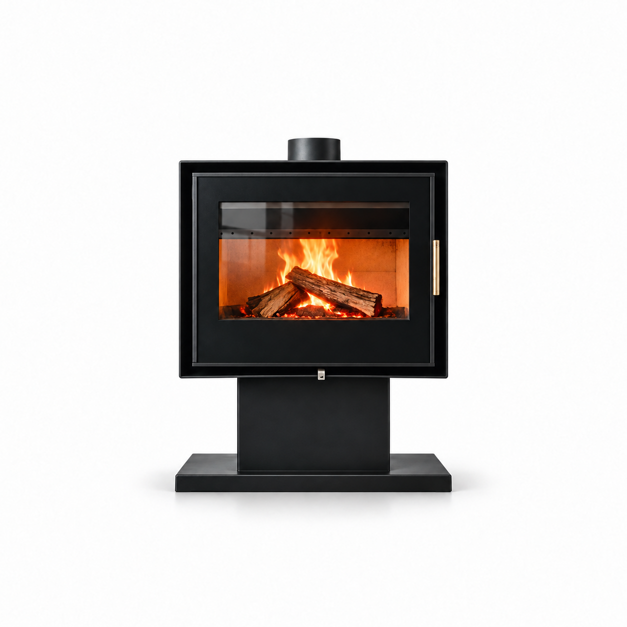 KR700 Wood Stove - white background product view