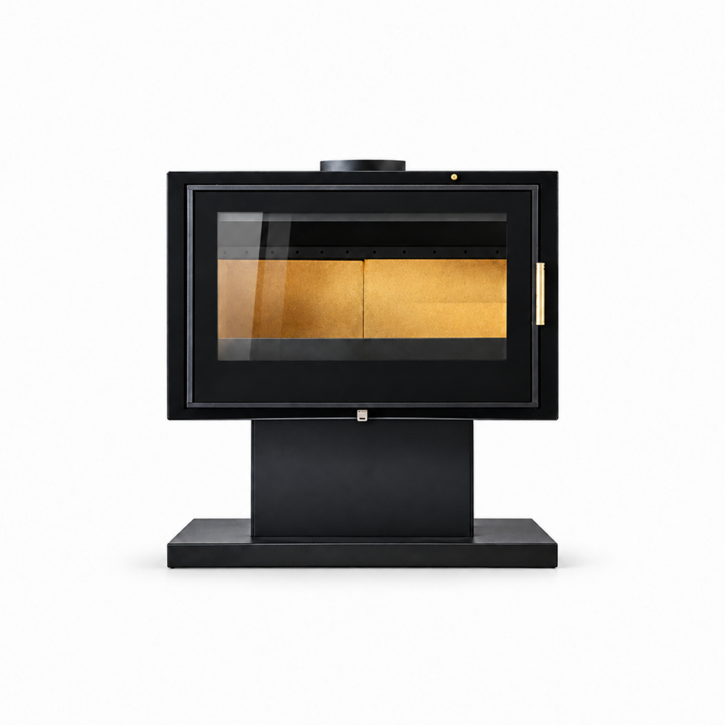 KR950 Wood Stove - white background product view