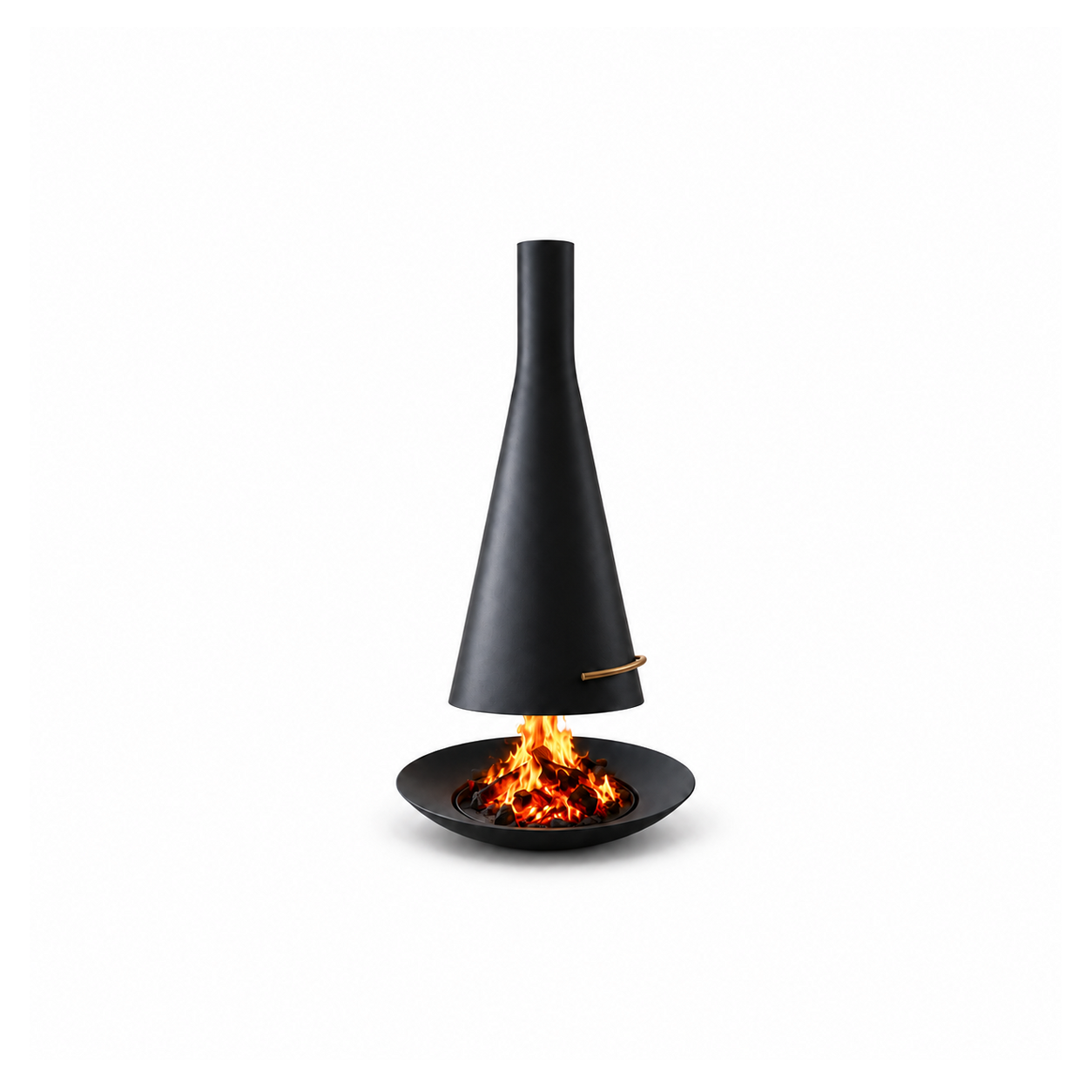 CX-1 Central Wood Fireplace - white background product view