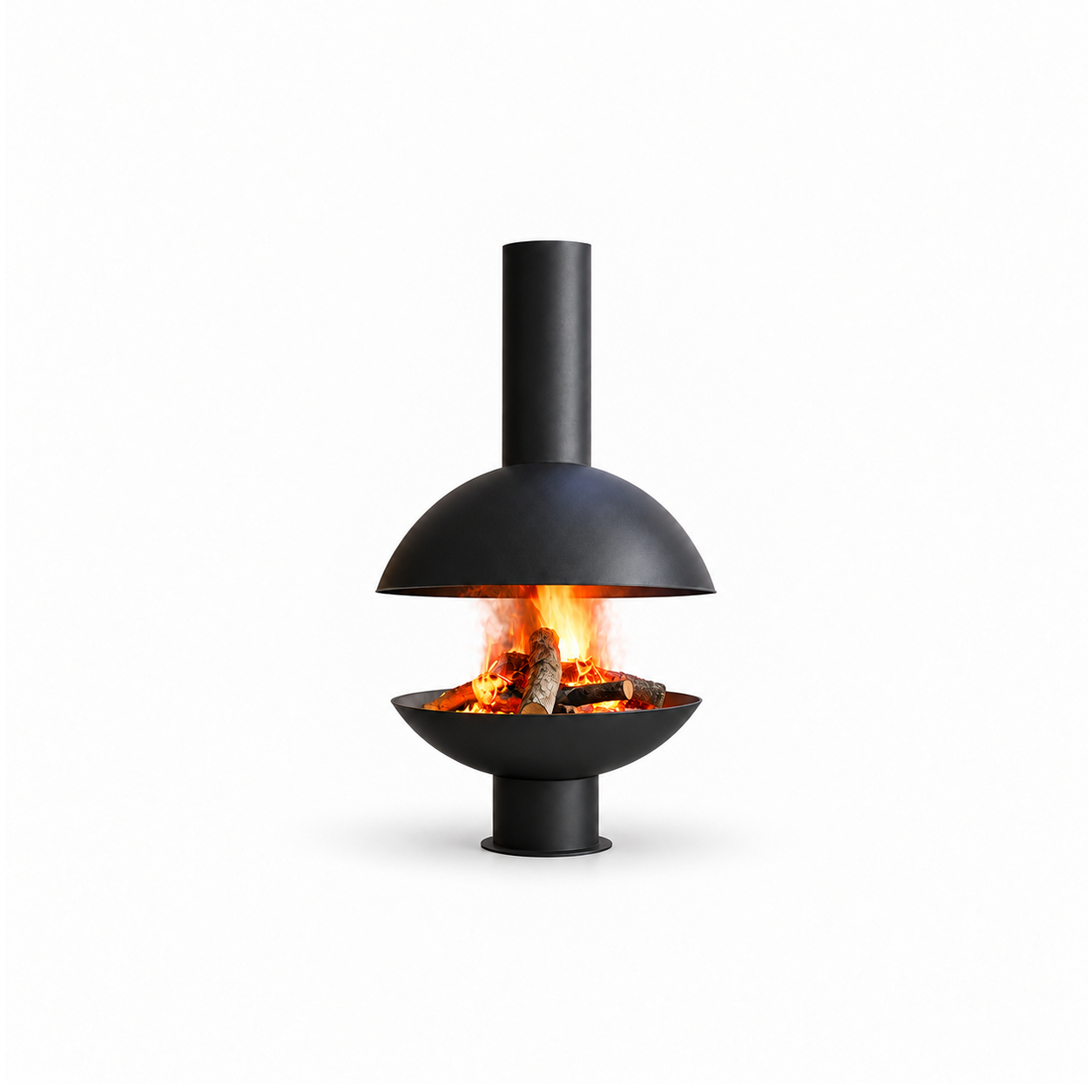 CX-4 Central Wood Fireplace - white background product view