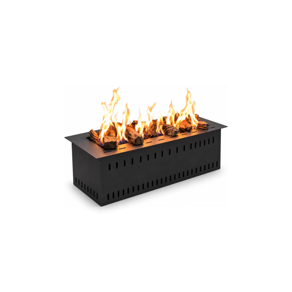 SXRX-C-002 Open-Top Gas Fireplace Burner shown against a white background; illustrative product view