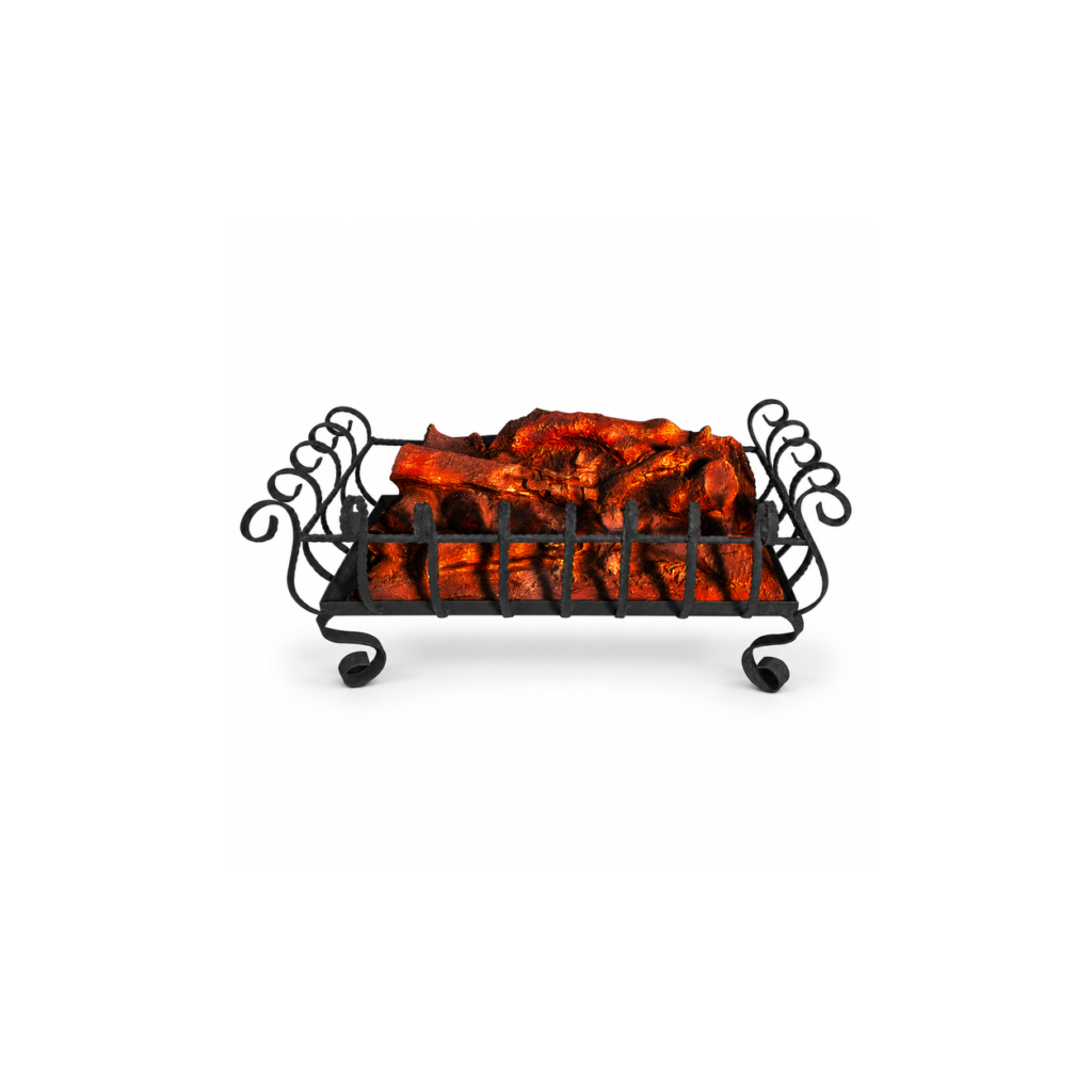 TLB Ember Grate decorative electric ember grate, front product view on white