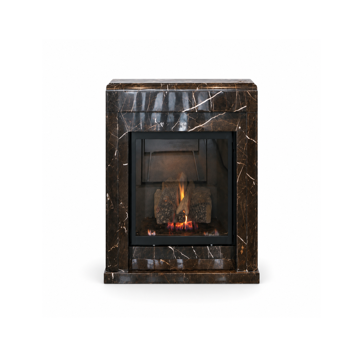 Vertical Suite Gas Fireplace - product on white background