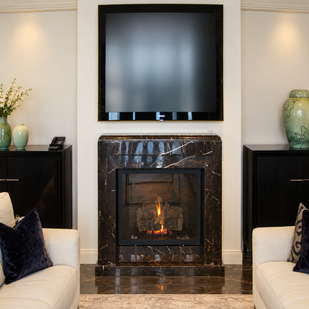 Vertical Suite Gas Fireplace - original-scene appearance reference