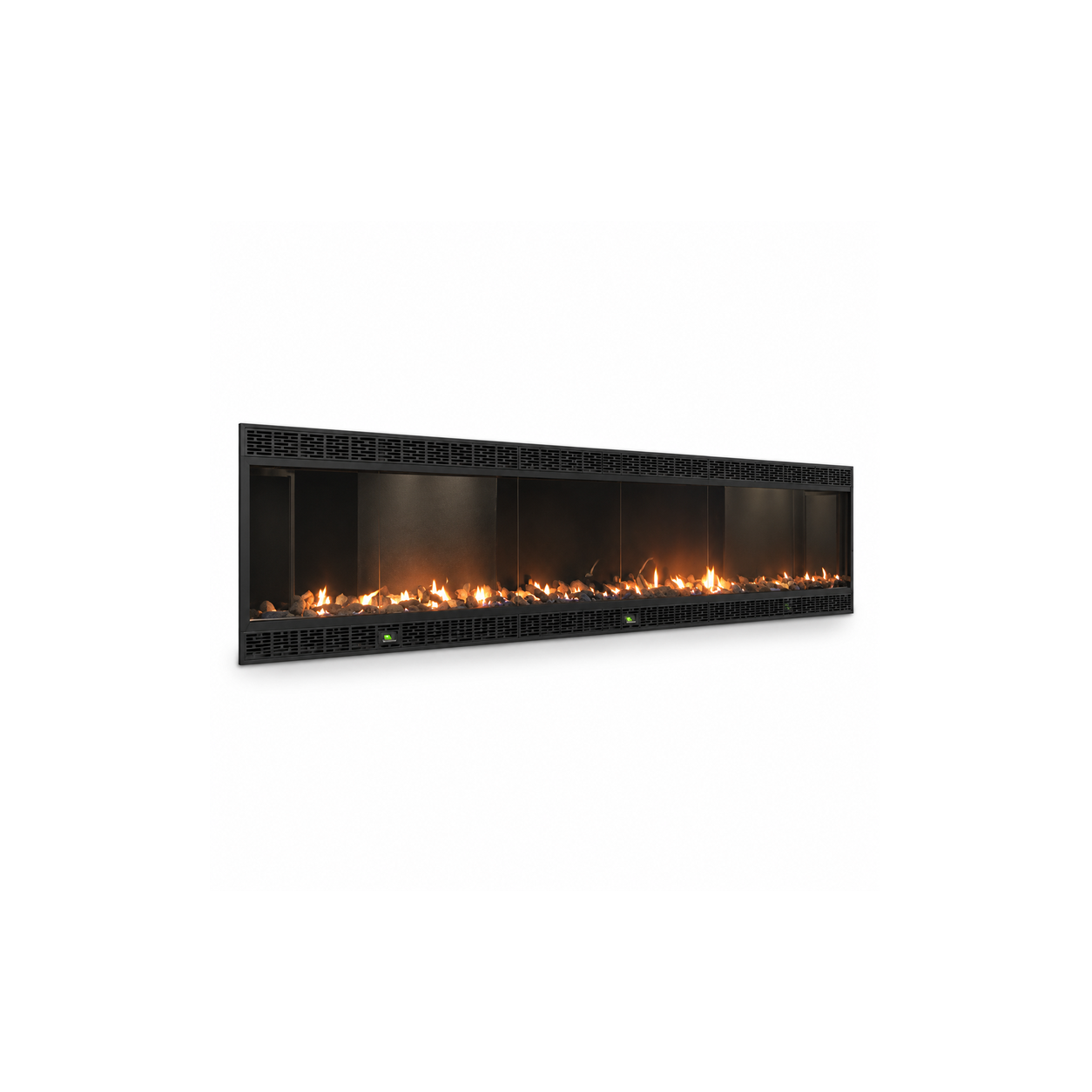 Linear Spa Gas Fireplace - product on white background