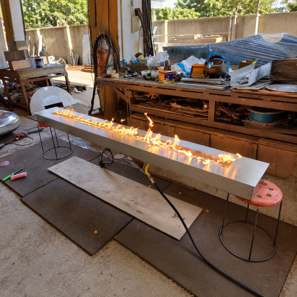 Linear Gas Burner Insert - original-scene appearance reference