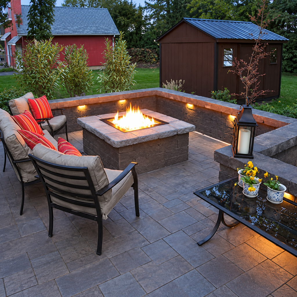 Dark Square Gas Fire Table - original-scene appearance reference