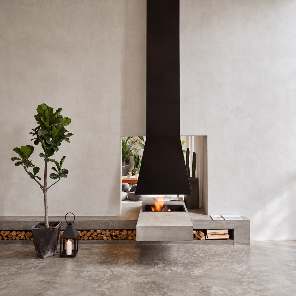 Wide Canopy Electric Fireplace - original-scene appearance reference
