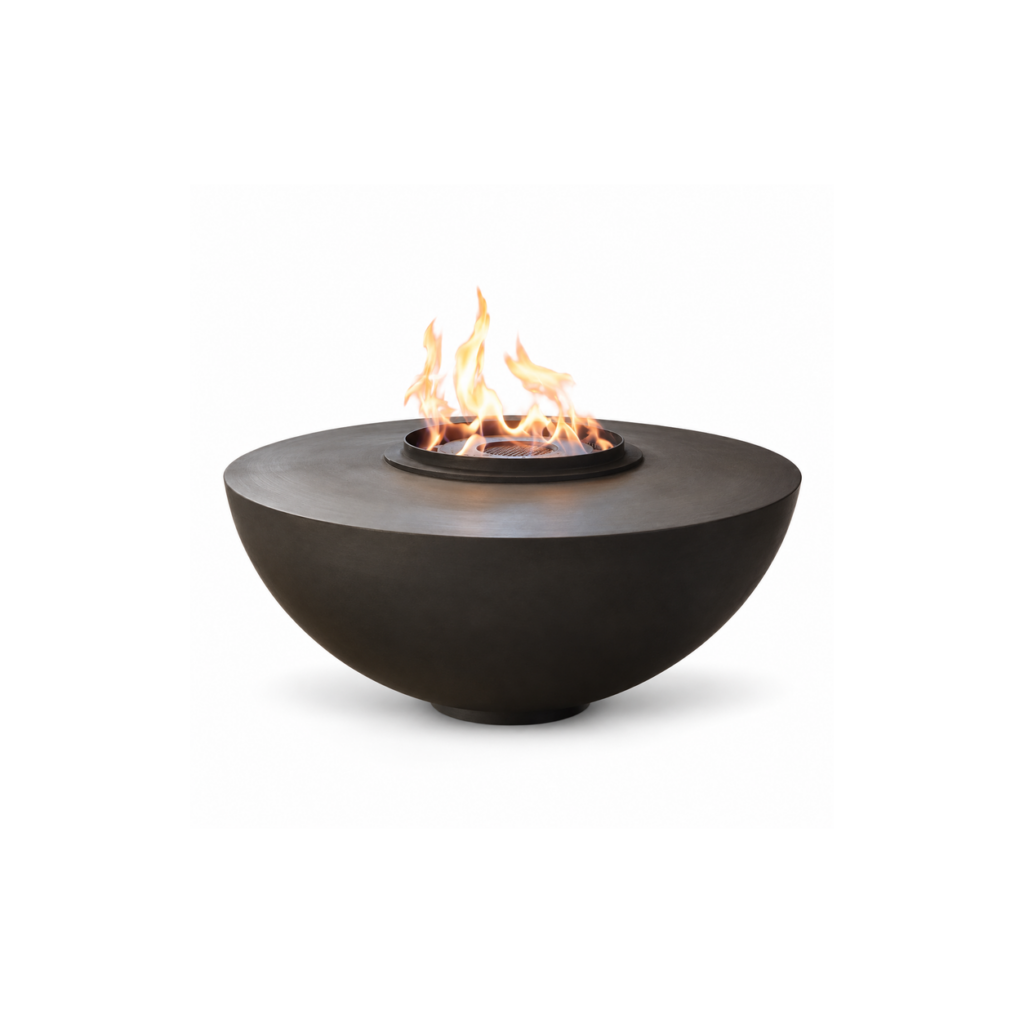 Bowl Ethanol Fireplace - product on white background