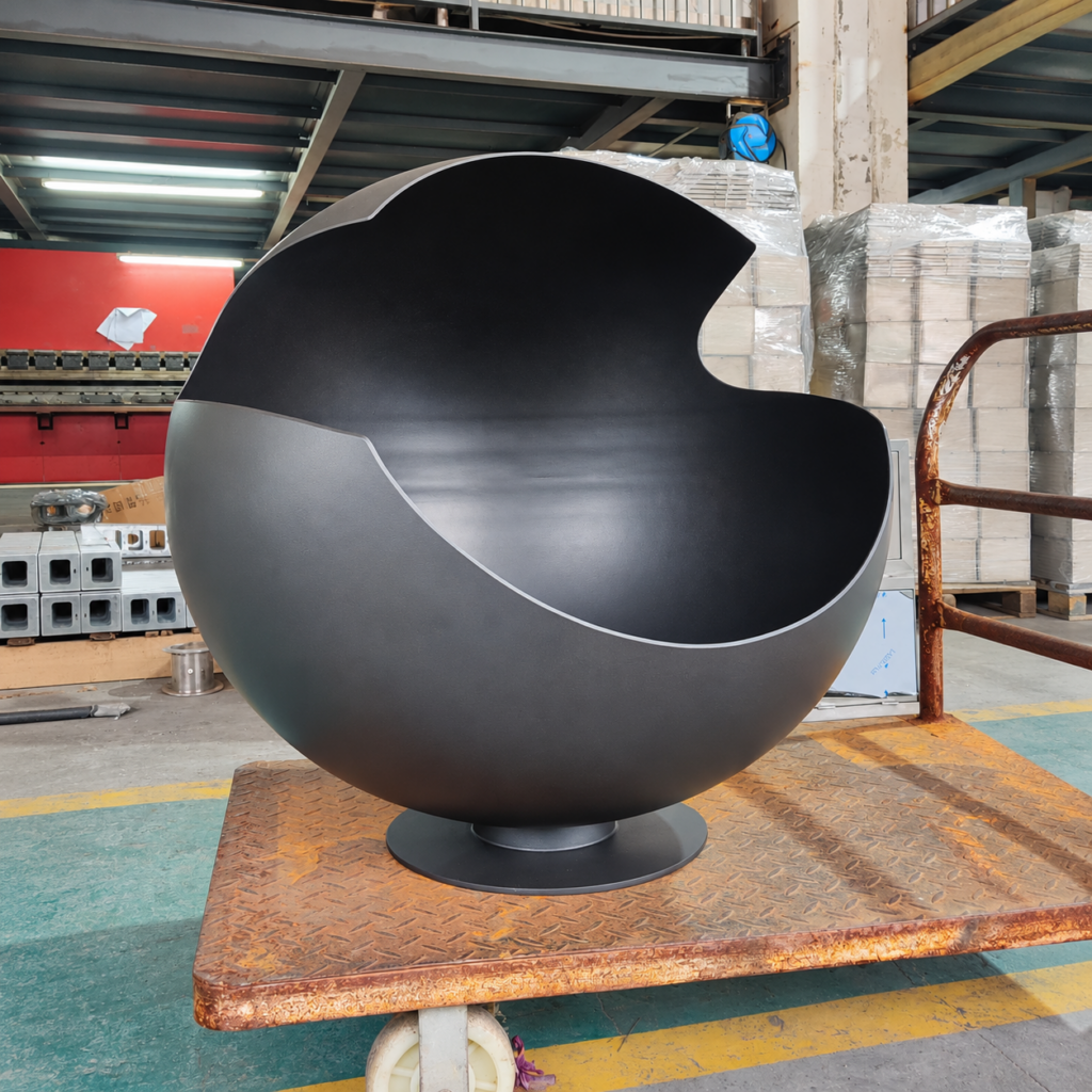 Petal Bowl Ethanol Fireplace - original-scene appearance reference