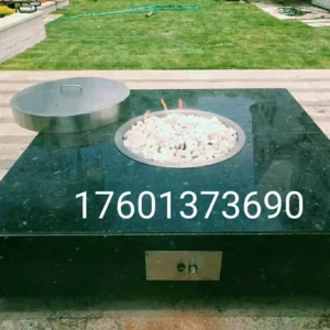 Manual Outdoor Gas Fire Table with Round Burner - supplier product view