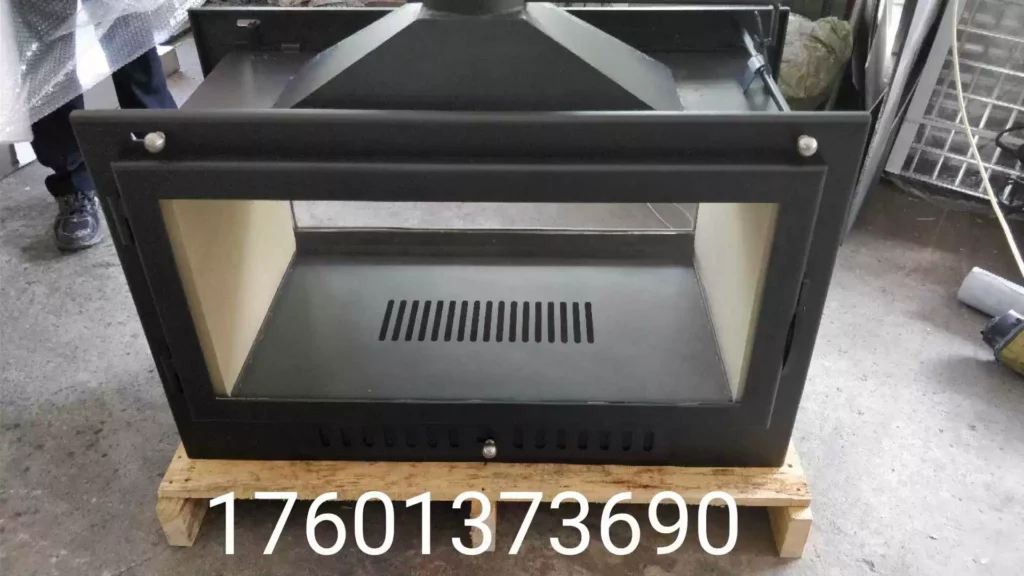 Custom Two-Sided Wood-Burning Fireplace - supplier product view